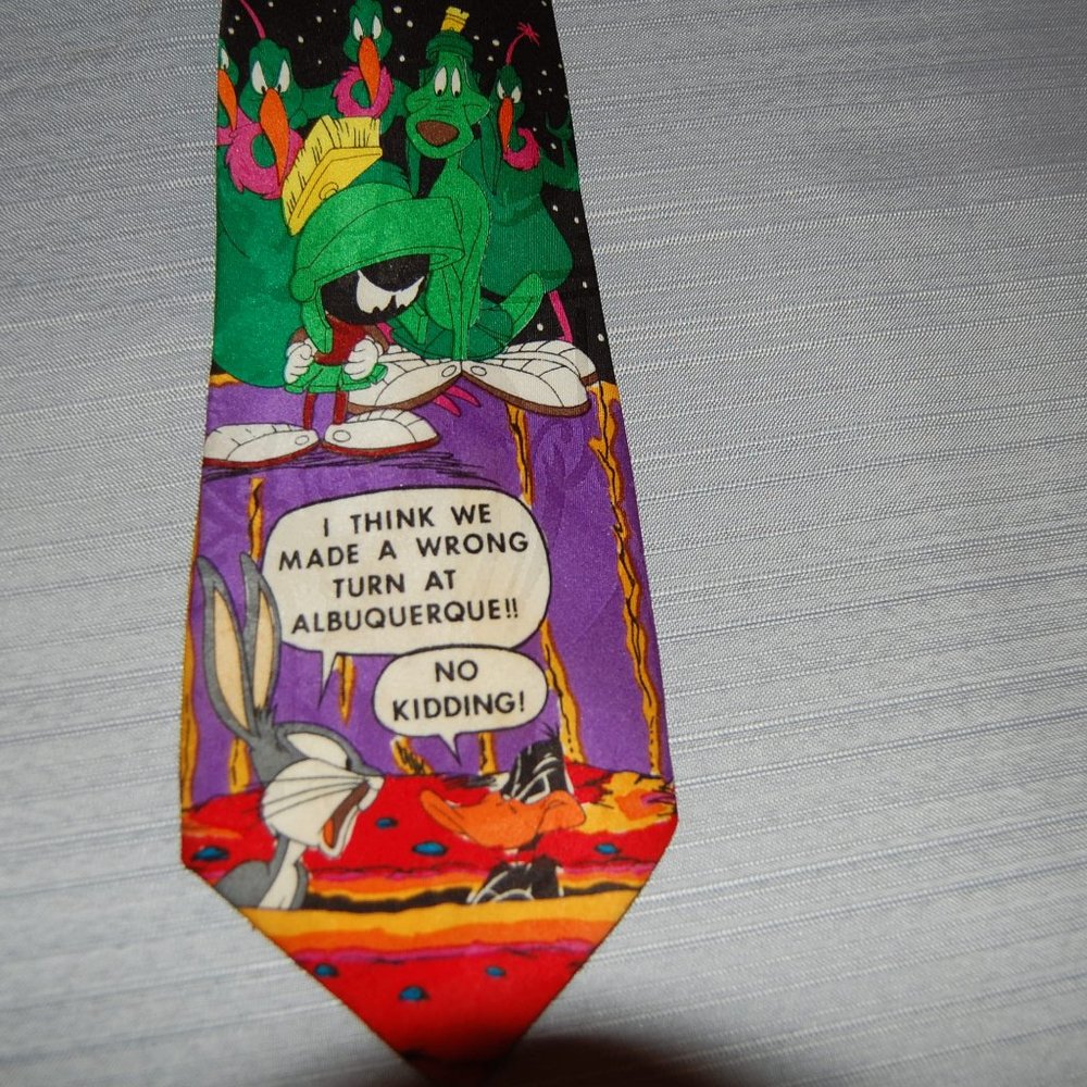 Bugs Bunny Daffy Duck Necktie